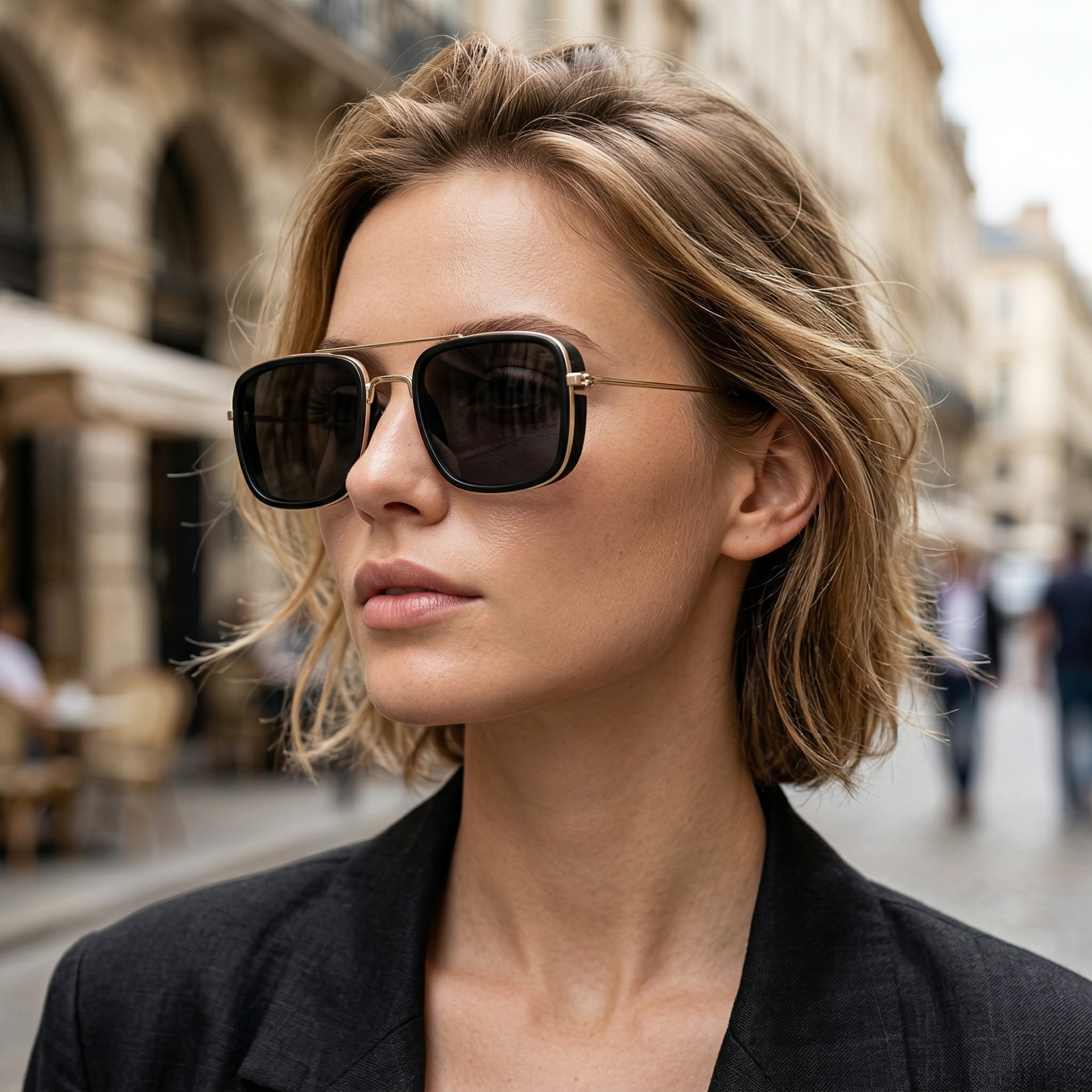 Metal Photo Panel - Fashion Sunglasses European and American Metal