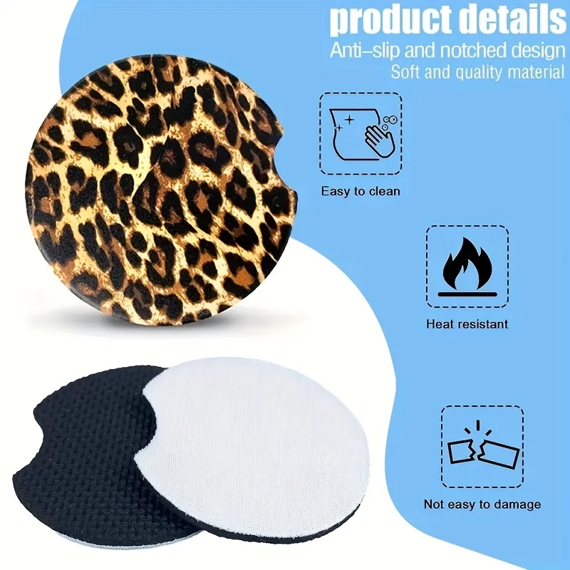 20pcs Sublimated Blank Car Coa - Coaster Sublimation Blank บทวิจารณ์และราคา