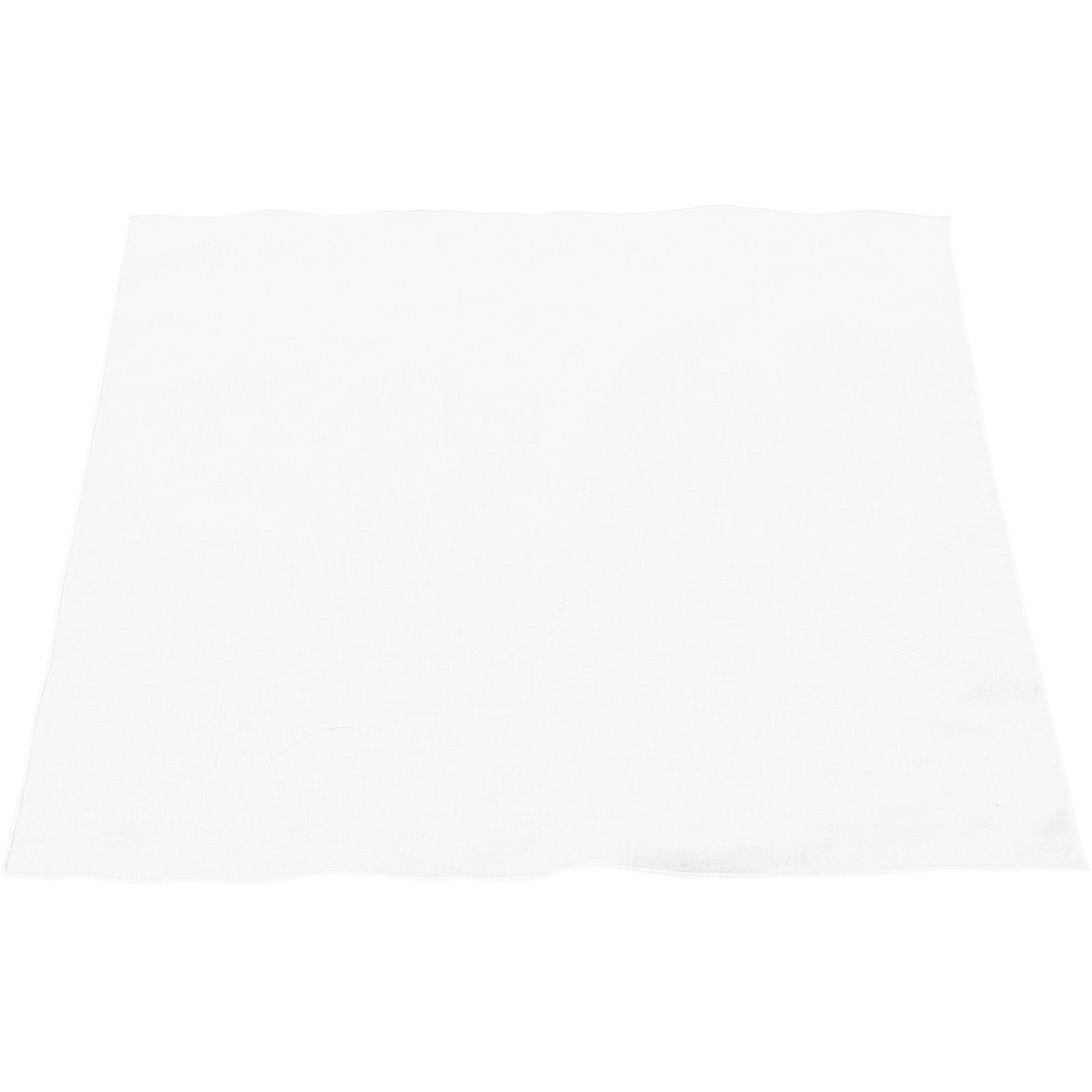 White Cotton Handkerchief Squa - Bandana Blank White บทวิจารณ์และราคา