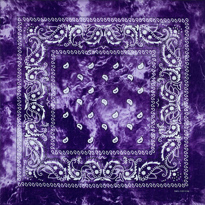Fashion Unisex Black Paisley H - Bandana Blank White บทวิจารณ์และราคา
