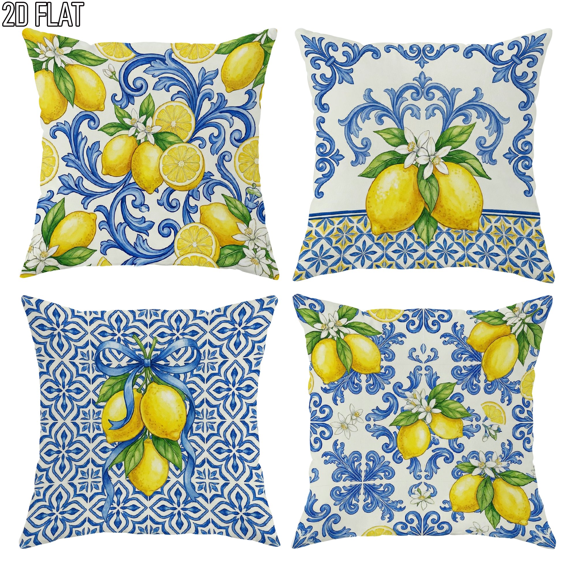 4Pcs Italian Summer Style Thro - Ceramic Tile Blank บทวิจารณ์และราคา