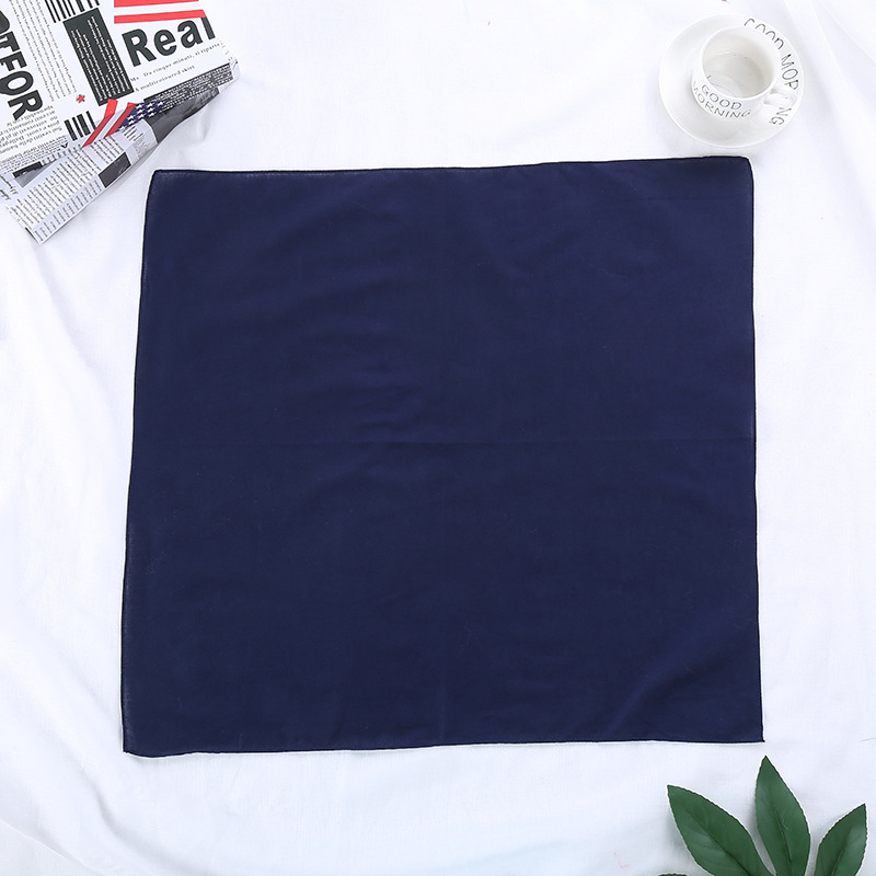 Headscarf Cotton Solid Color R - Bandana Blank White บทวิจารณ์และราคา