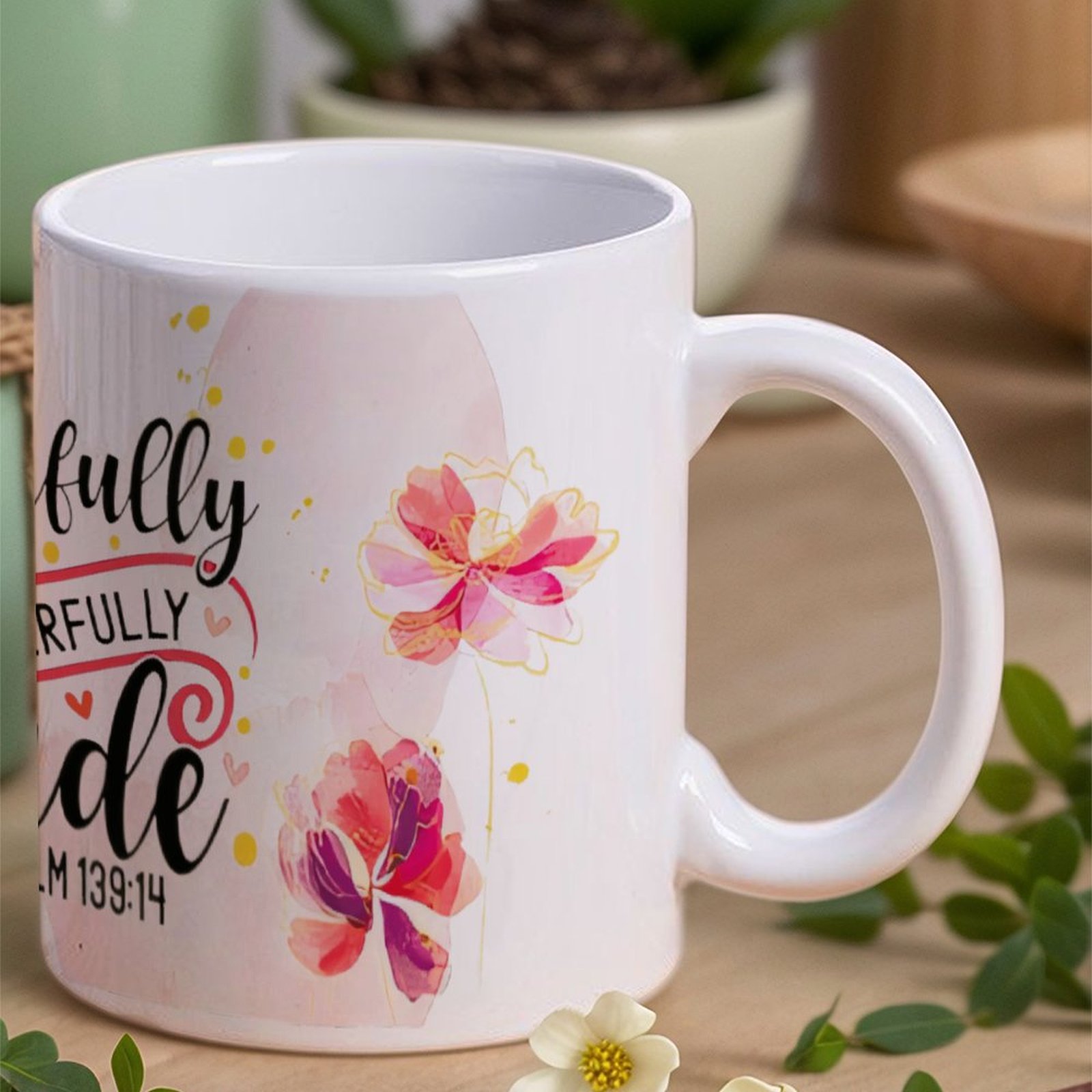 Fearfully And Wonderfully Made - Sublimation Mug White บทวิจารณ์และราคา