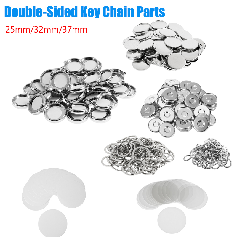 50Pcs/Set DIY Double-Side Key  - Button Badge Blank บทวิจารณ์และราคา