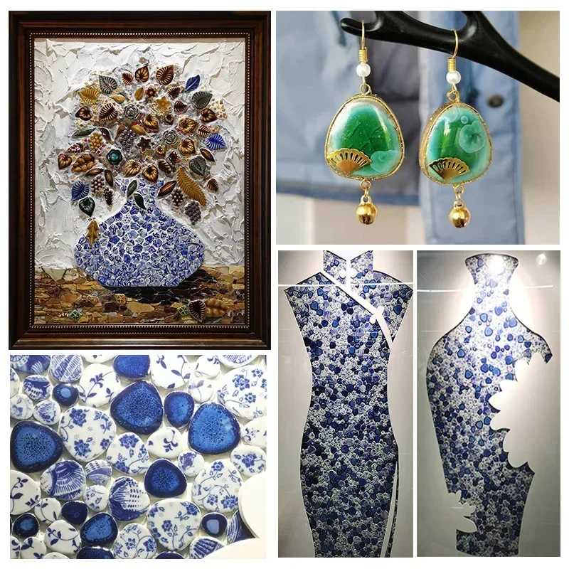 100g Oval Ceramic Mosaic Tiles - Ceramic Tile Blank บทวิจารณ์และราคา