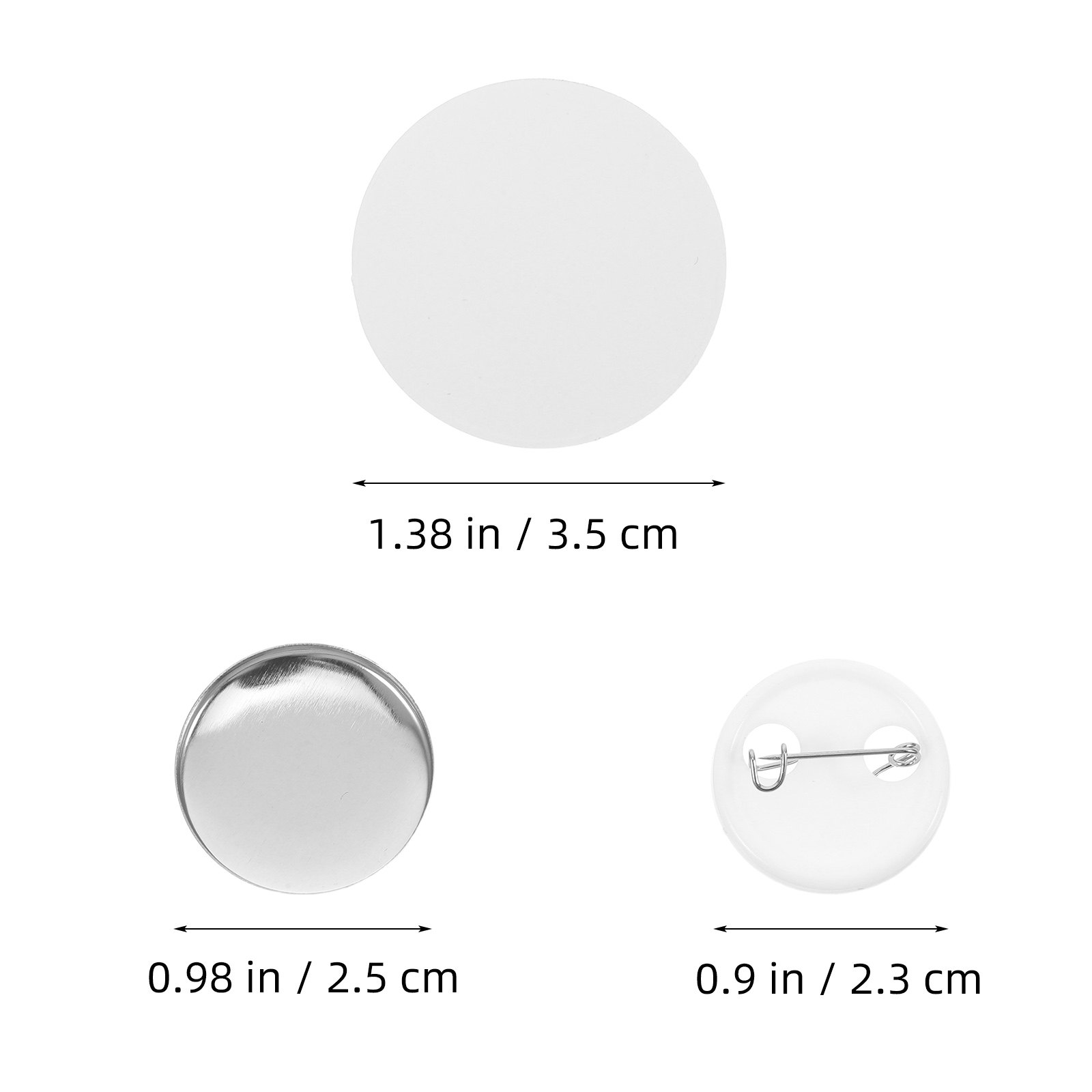 1Set Tinplate Badge Supplies R - Button Badge Blank บทวิจารณ์และราคา