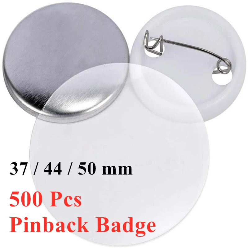 500Pcs/set Blank Badge Pinback - Button Badge Blank บทวิจารณ์และราคา