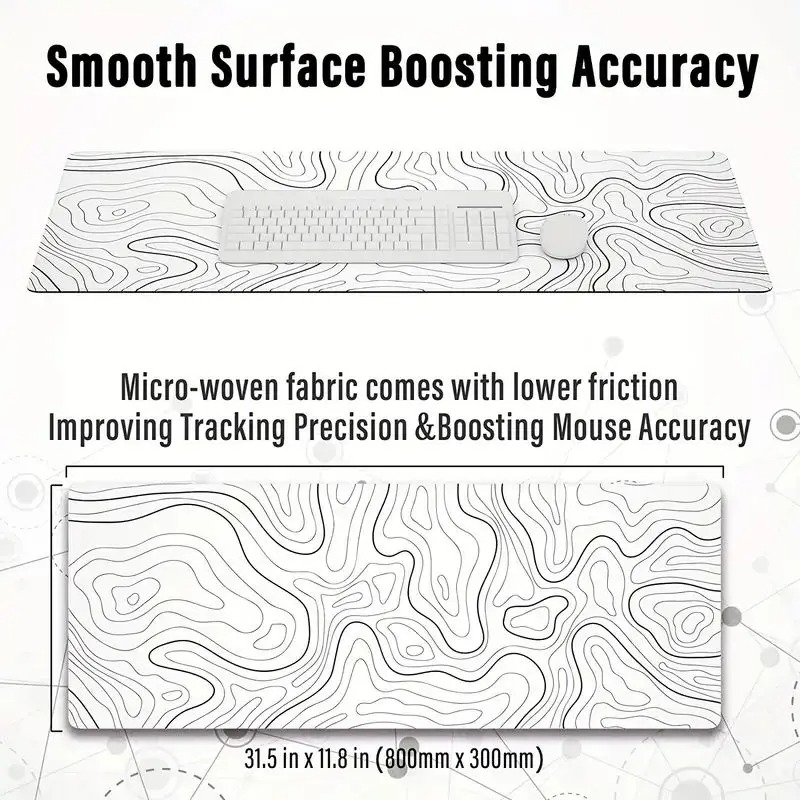1PC Large Mouse Pads For Desk, - Mouse Pad Blank Sublimation บทวิจารณ์และราคา