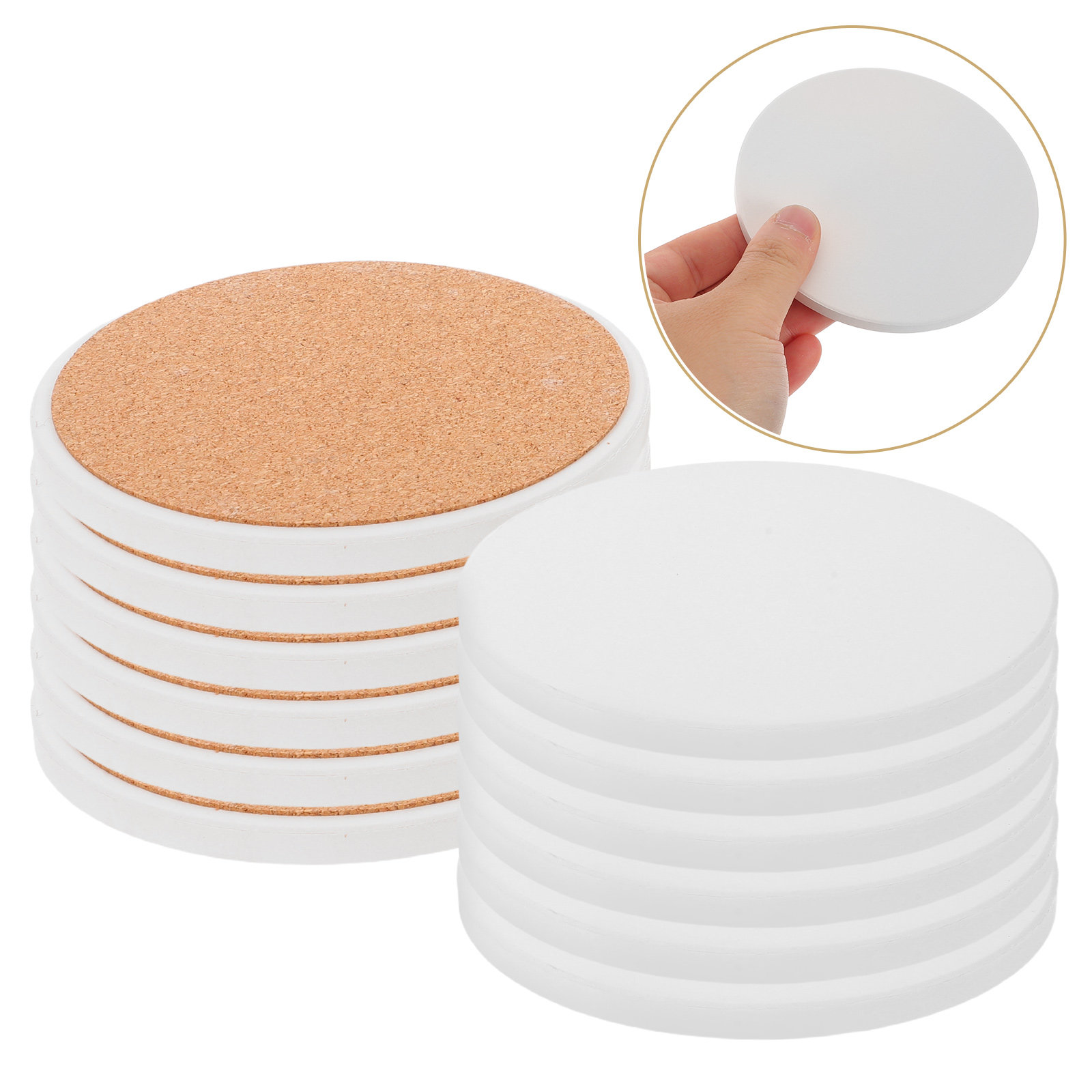 12pcs Sublimation Coasters Bla - Ceramic Tile Blank บทวิจารณ์และราคา