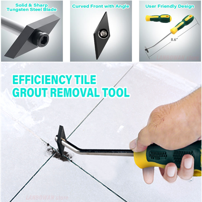 Grout Removal Tool Caulking Cl - Ceramic Tile Blank บทวิจารณ์และราคา