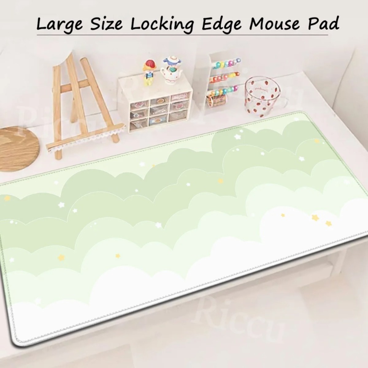 Pink Pastel Clouds Extended Mo - Mouse Pad Blank Sublimation บทวิจารณ์และราคา