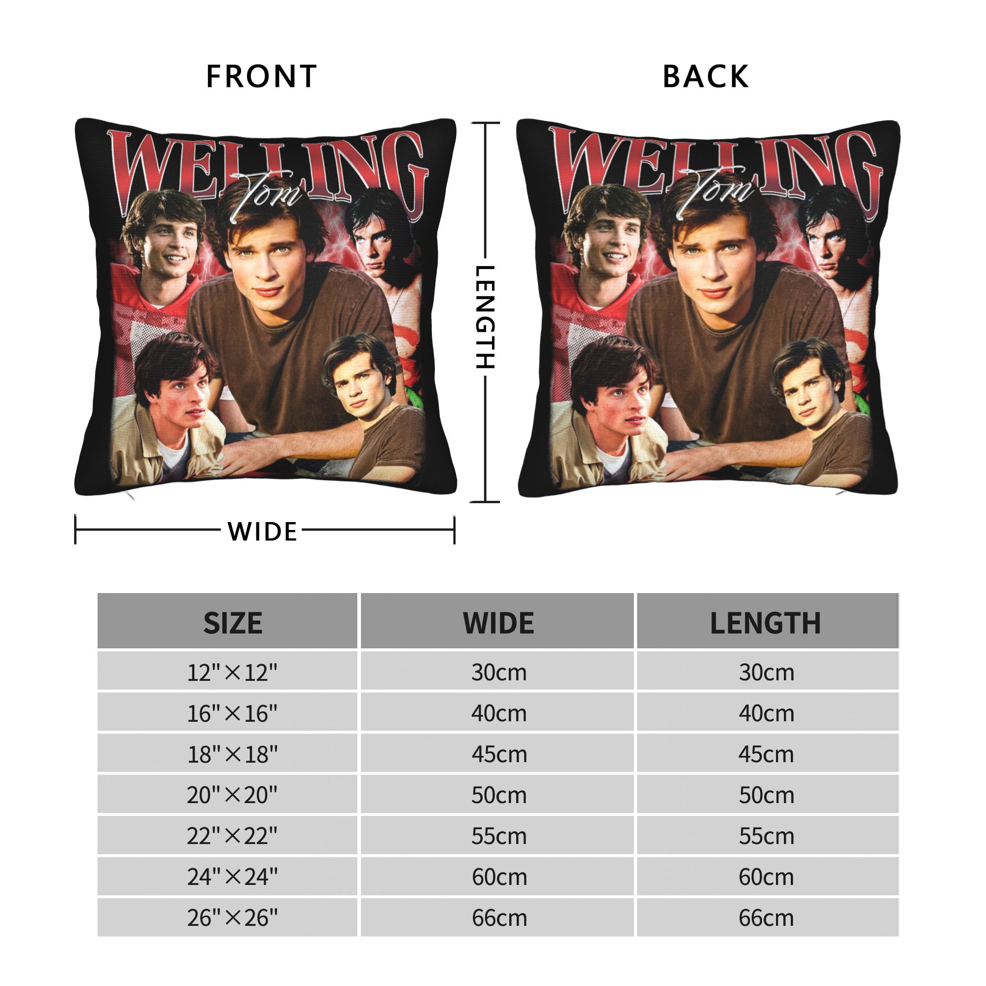 Vintage Welling Tom heated riv - Pillow Cover Sublimation บทวิจารณ์และราคา