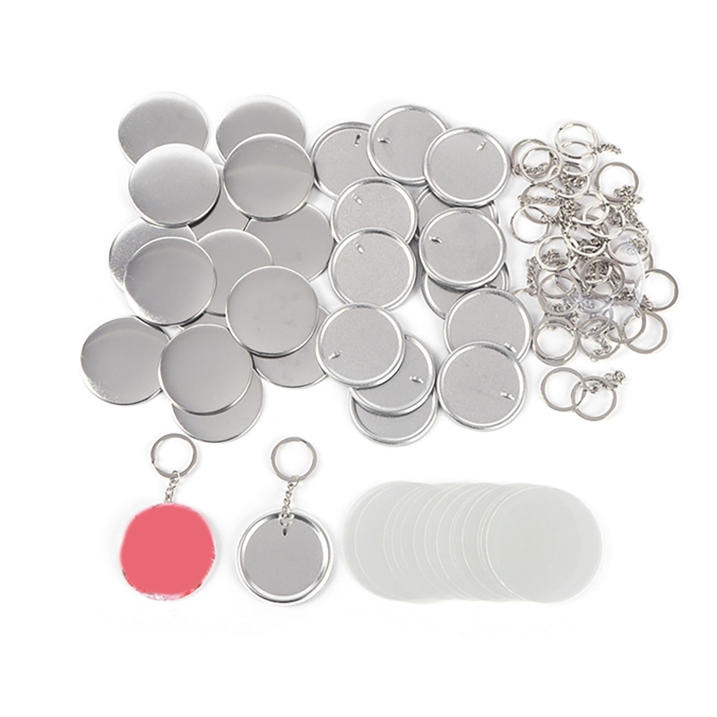 100PCS 44MM 58MM Plastic Metal - Button Badge Blank บทวิจารณ์และราคา