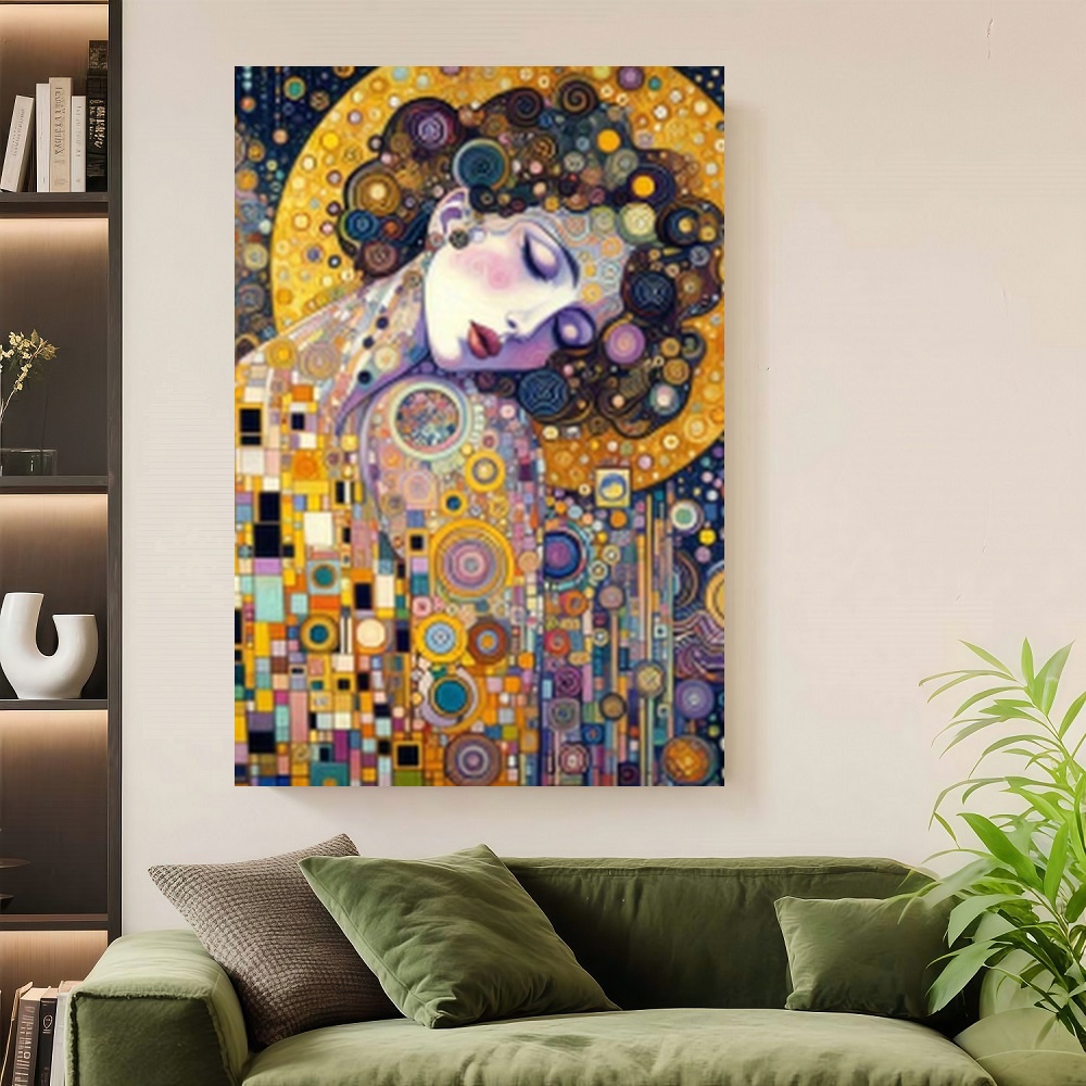 Framed S Gustav Klimt Inspired - Canvas Wrap Ready บทวิจารณ์และราคา