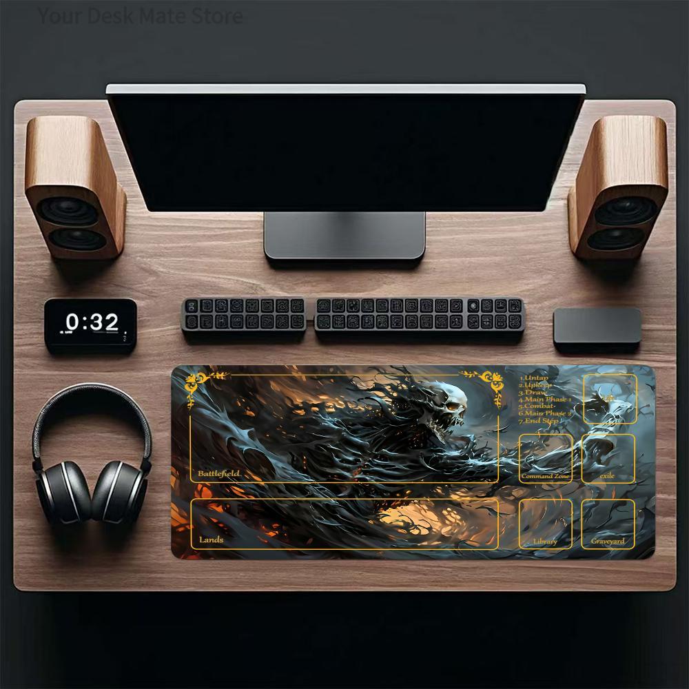 Skull image MousePad Playmat M - Door Mat Blank บทวิจารณ์และราคา