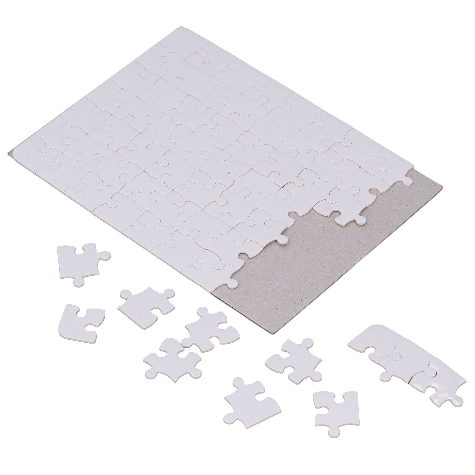 6 Set Blank Puzzles 13x18cm Wh - Puzzle Blank White บทวิจารณ์และราคา