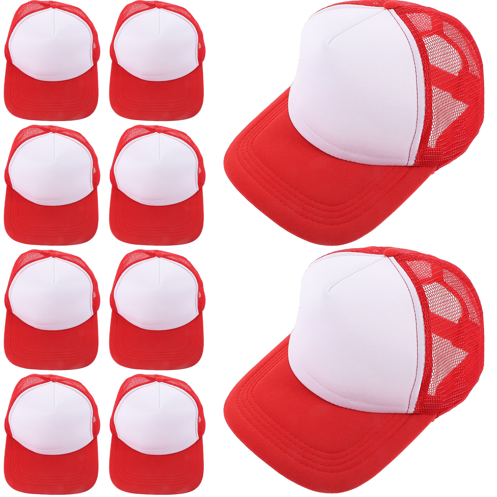 10Pcs DIY Blank Baseball Hats  - Hat Sublimation Blank บทวิจารณ์และราคา