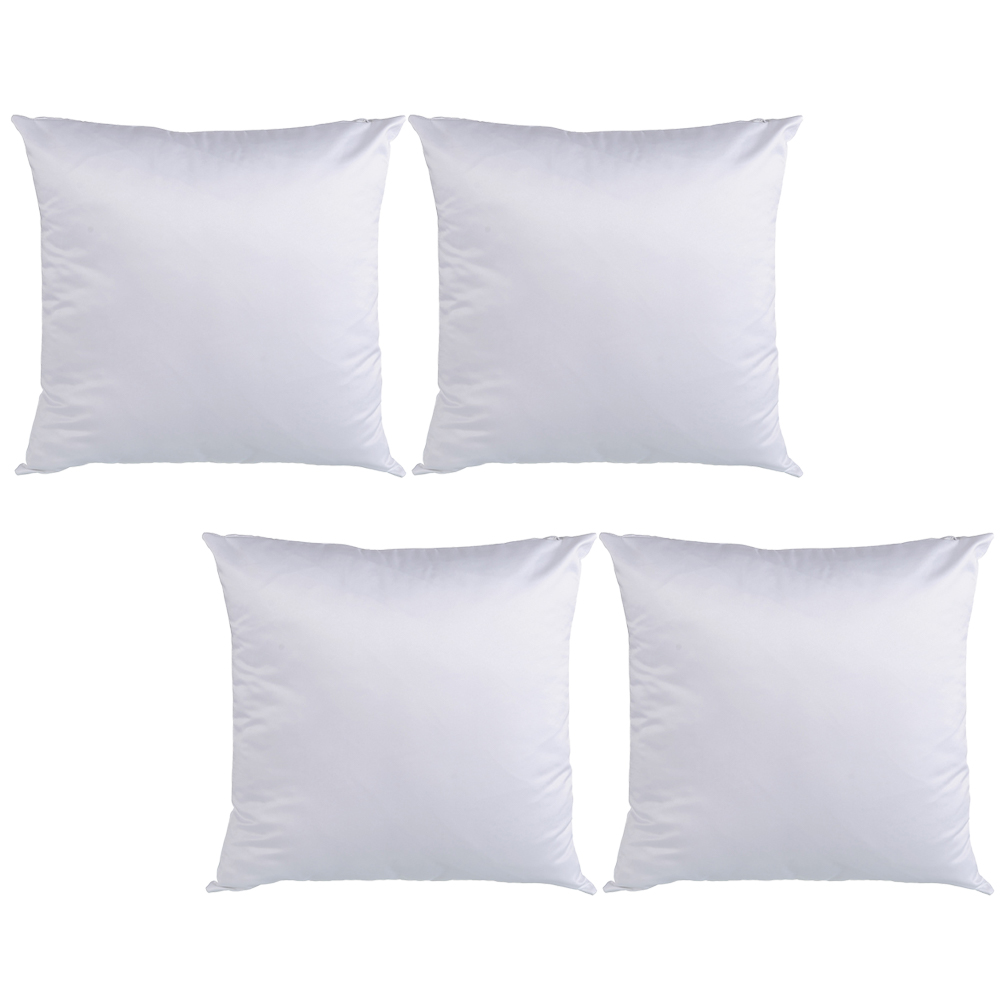 4Pcs White Sublimation Pillow  - Pillow Cover Sublimation บทวิจารณ์และราคา