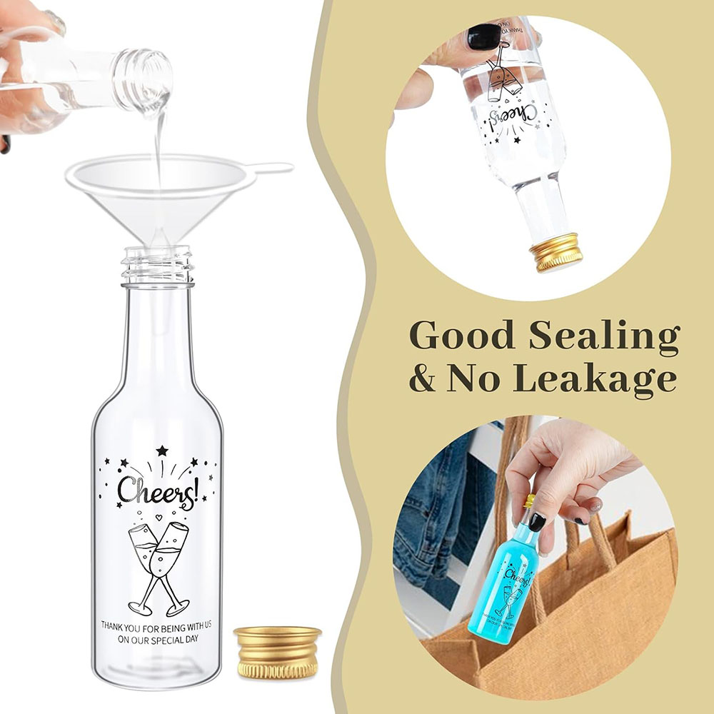 50Pack Mini Liquor Bottles,1.7 - Water Bottle Blank บทวิจารณ์และราคา