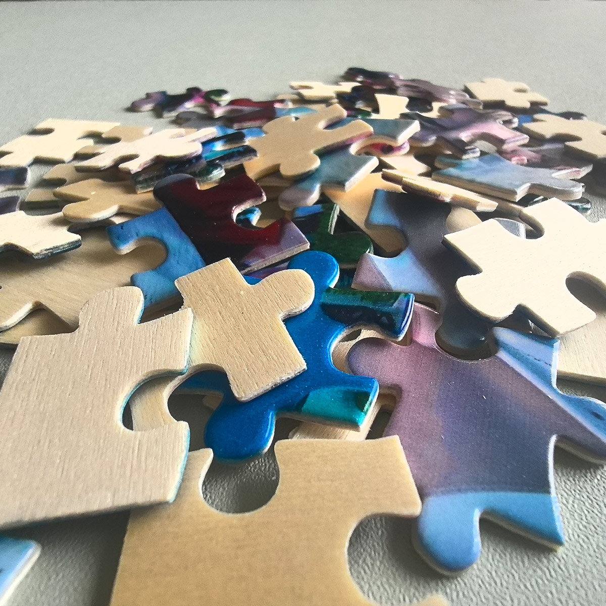 DIY custom puzzle pieces custo - Puzzle Blank White บทวิจารณ์และราคา