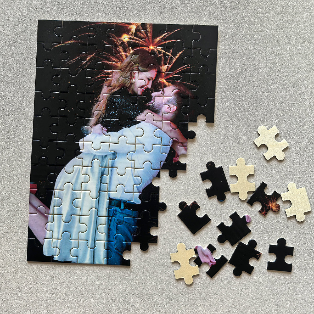 DIY custom puzzle pieces custo - Puzzle Blank White บทวิจารณ์และราคา