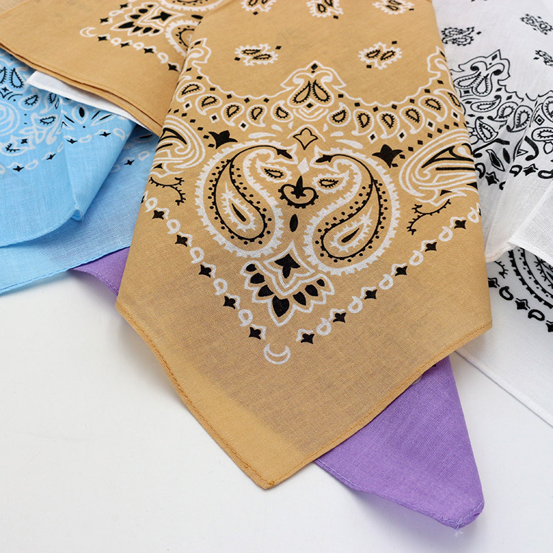 55CM Square Scarf  Women Sprin - Bandana Blank White บทวิจารณ์และราคา