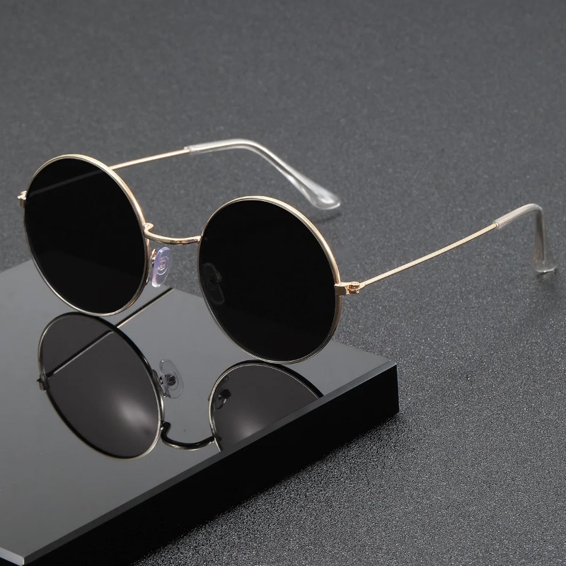 Retro New Punk Style Sunglasse - Metal Photo Panel บทวิจารณ์และราคา