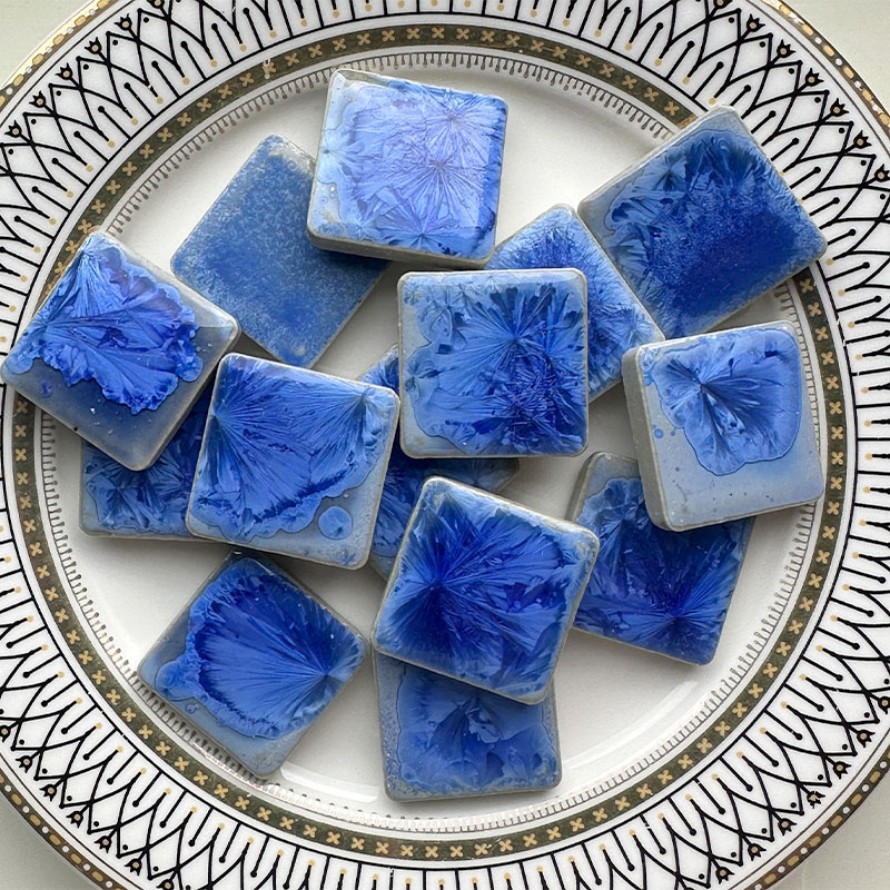 100g DIY Ceramic Mosaic Tiles  - Ceramic Tile Blank บทวิจารณ์และราคา