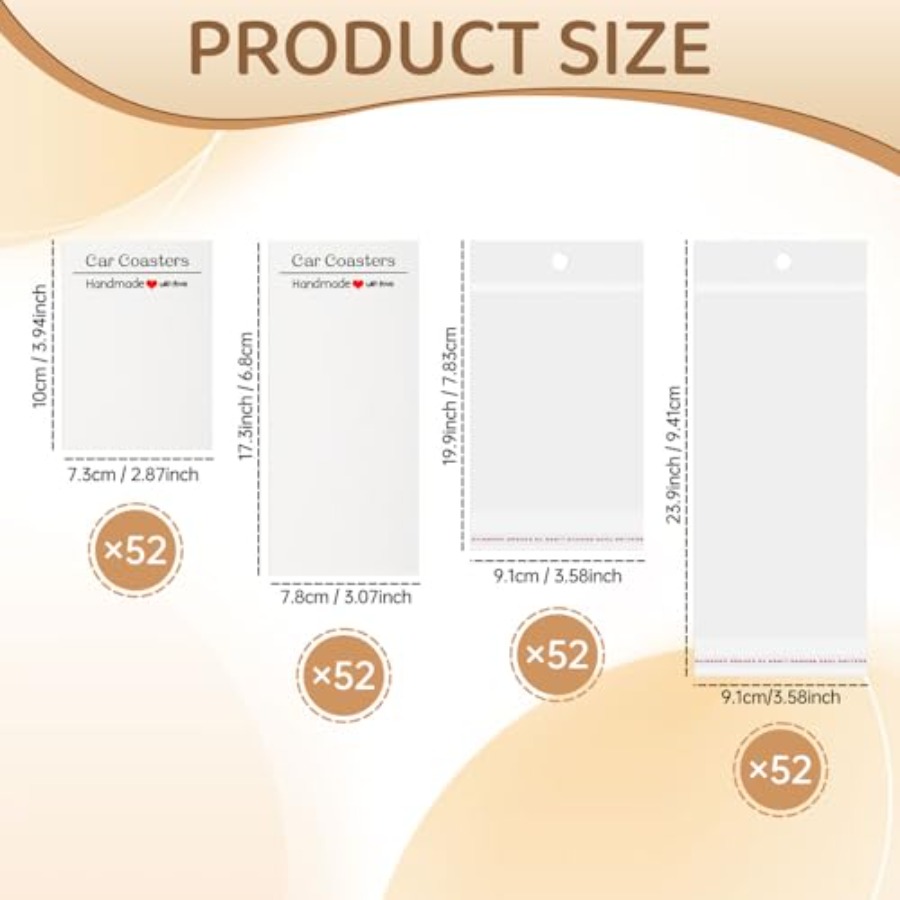 312 Pcs Ceramic Car Coasters 2 - Coaster Sublimation Blank บทวิจารณ์และราคา