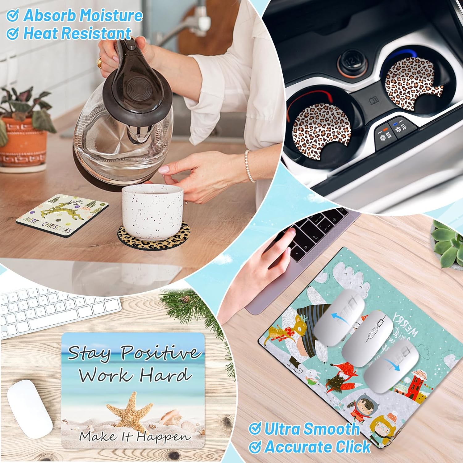 90pcs  Sublimation Blank Start - Coaster Sublimation Blank บทวิจารณ์และราคา
