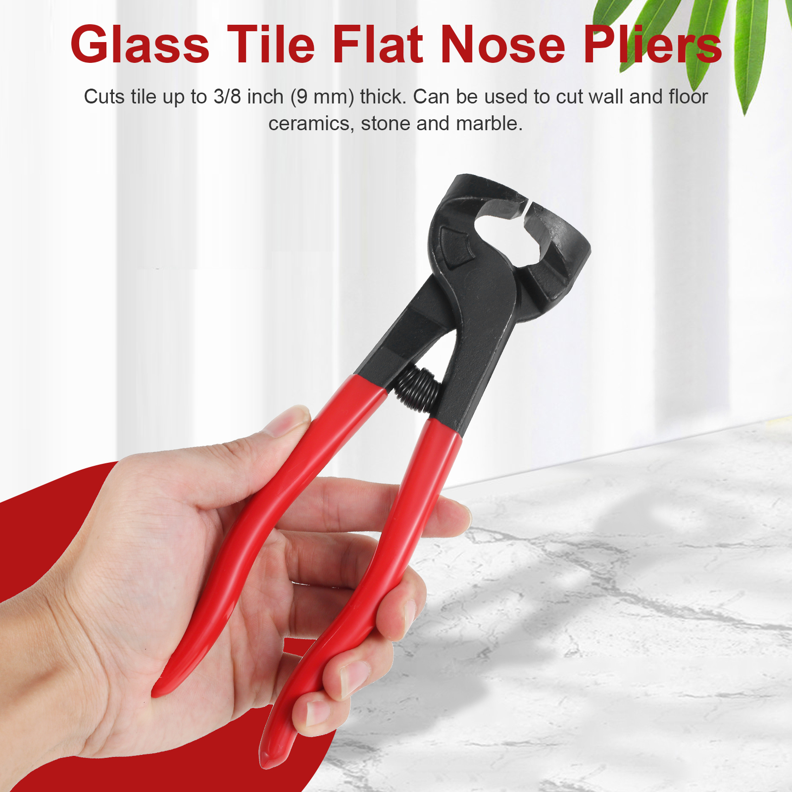 1/2 Pcs Glass Tile Nippers Set - Ceramic Tile Blank บทวิจารณ์และราคา