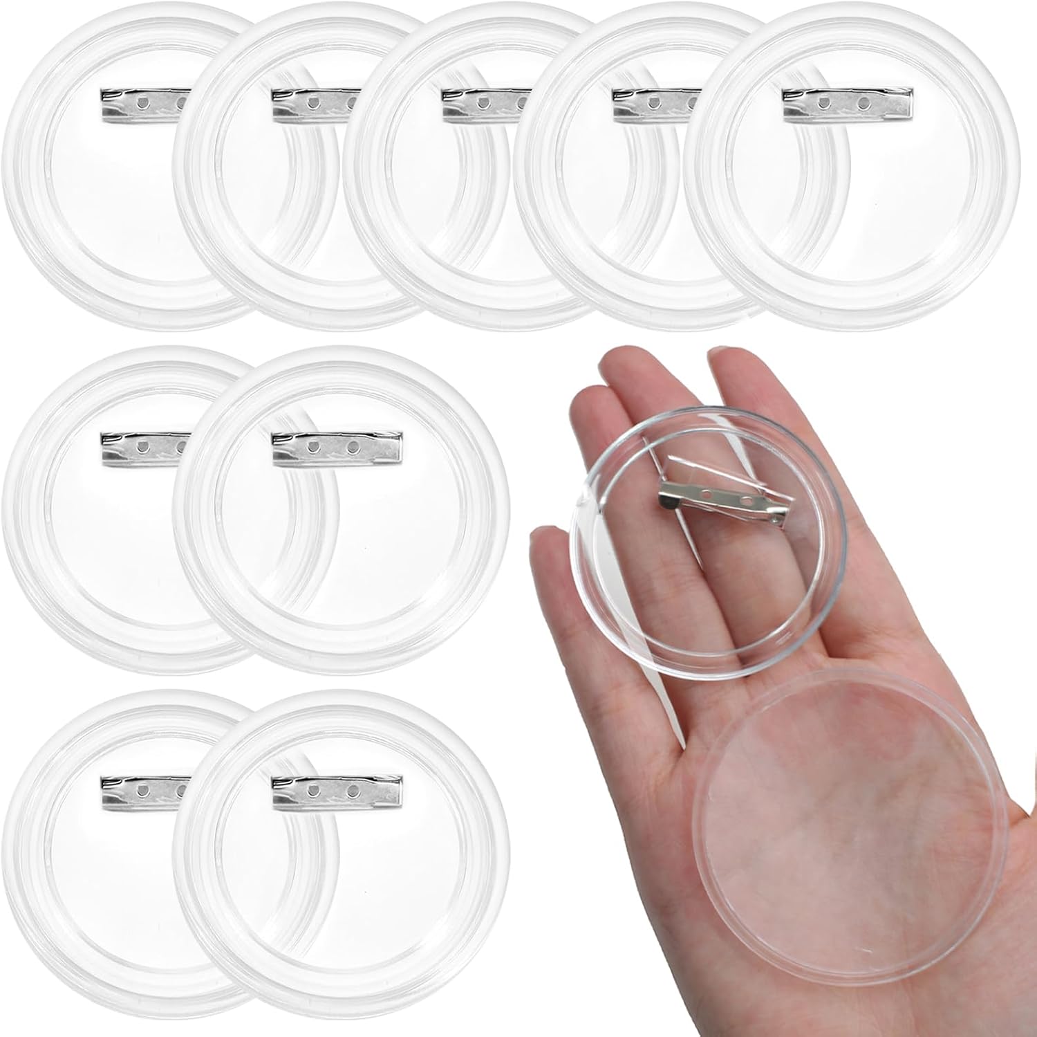 15 Pcs 3 Inch Blank Button Pin - Button Badge Blank บทวิจารณ์และราคา
