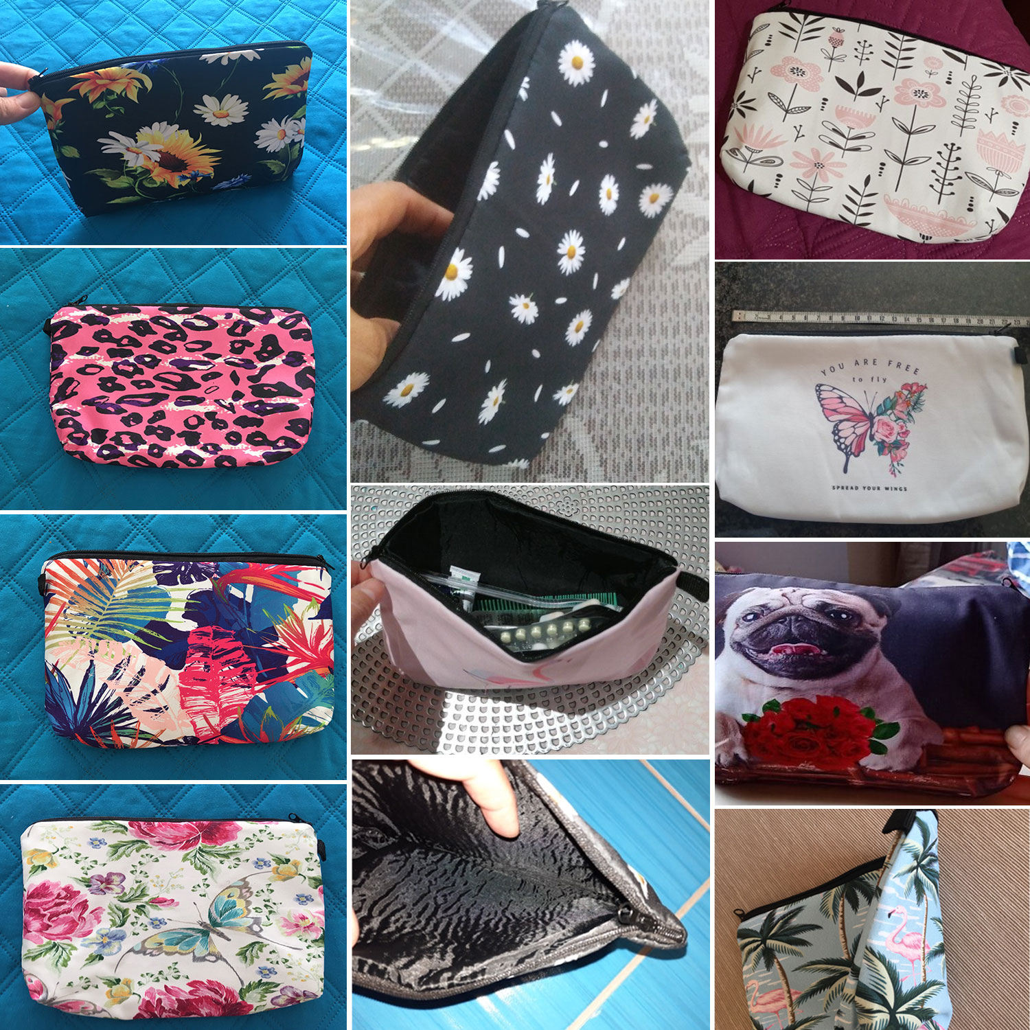Heat Transfer Cosmetic Bags So - Pillow Cover Sublimation บทวิจารณ์และราคา