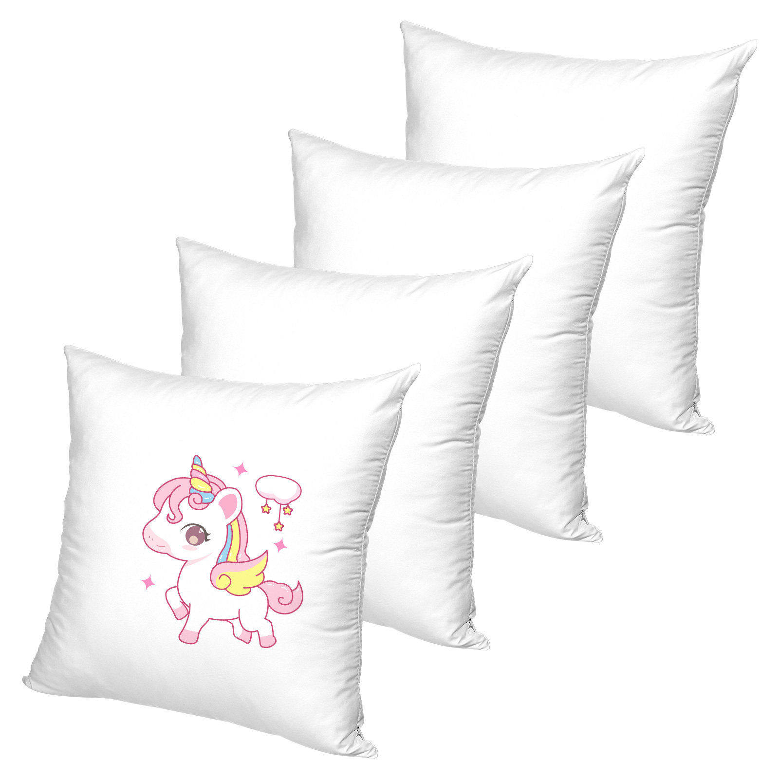 4Pcs Sublimation Pillow Cases  - Pillow Cover Sublimation บทวิจารณ์และราคา