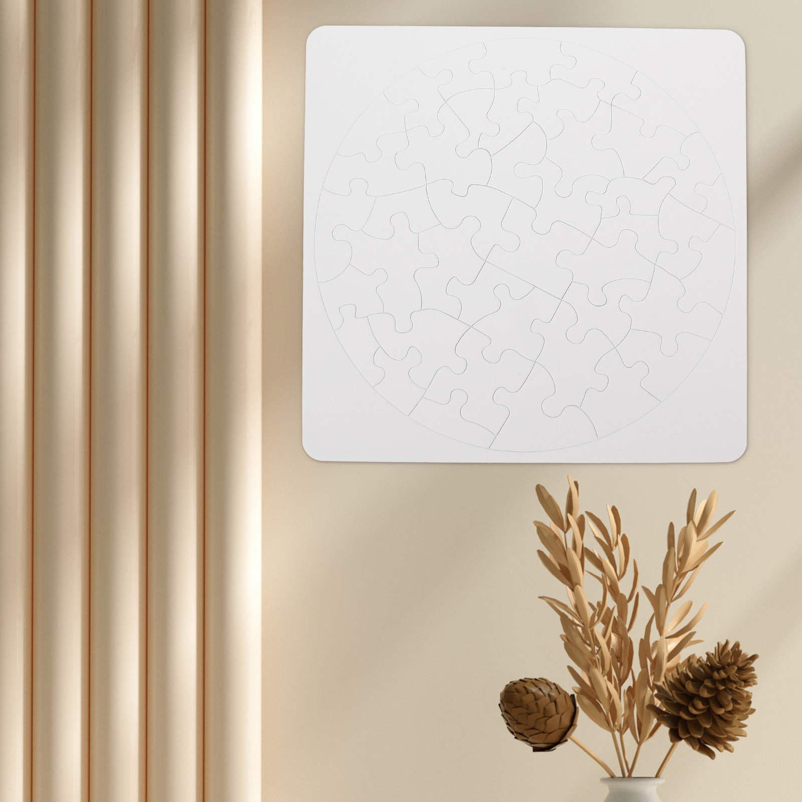 5 Sets Puzzle Sublimation Puzz - Puzzle Blank White บทวิจารณ์และราคา