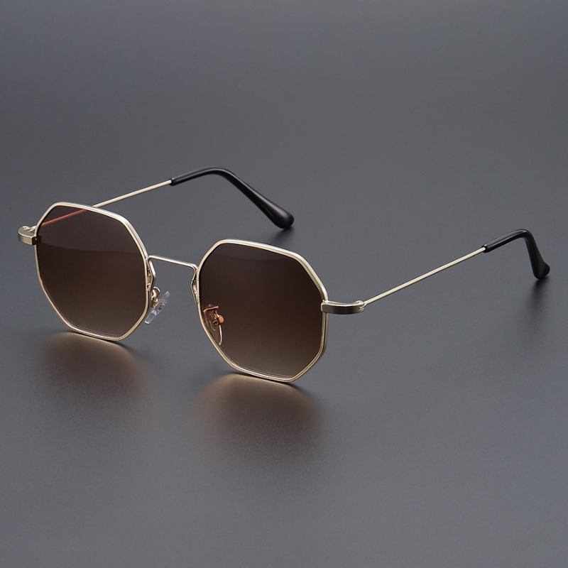 Sexy Small Square Sunglasses W - Metal Photo Panel บทวิจารณ์และราคา