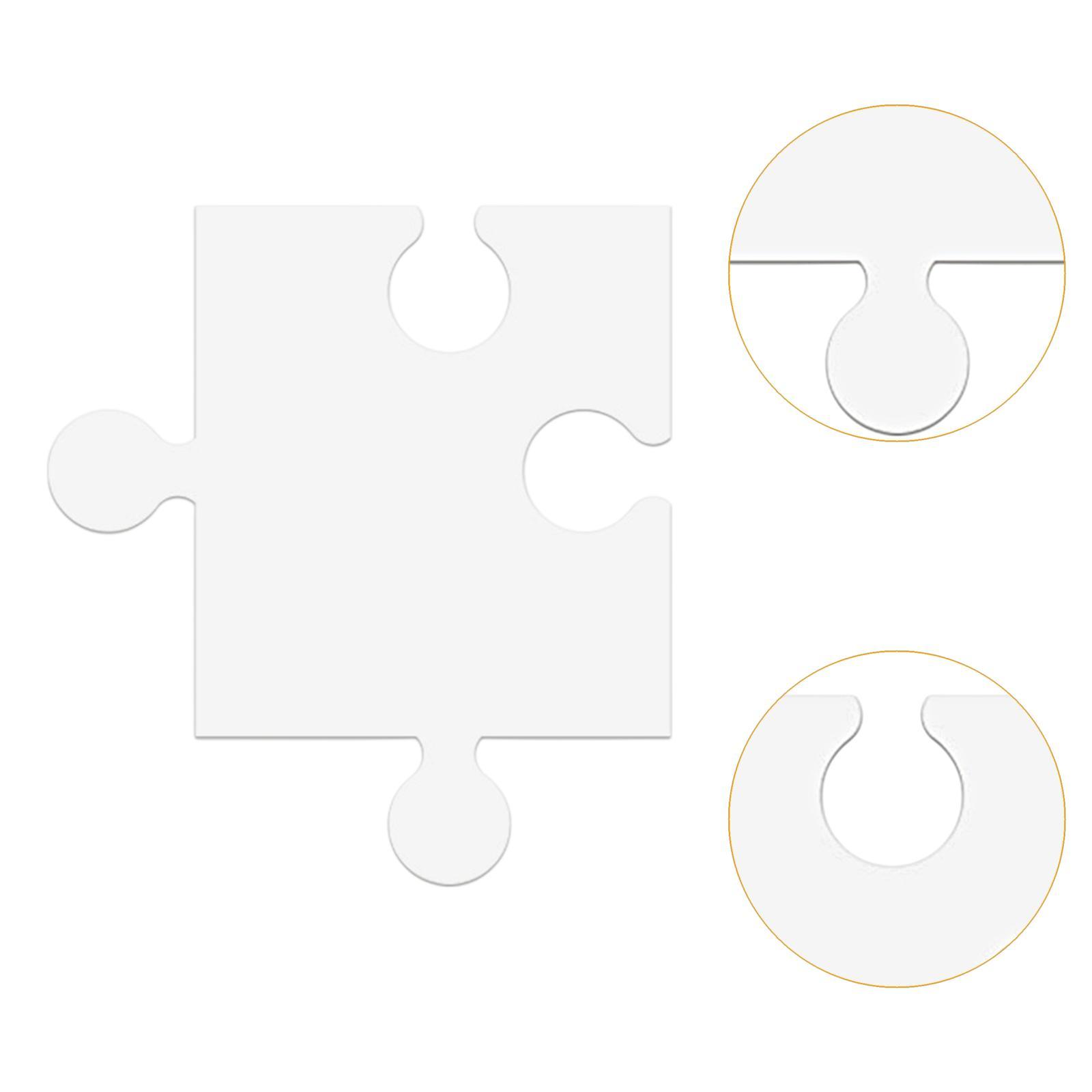 24Pcs White Cardboard Blank Ji - Puzzle Blank White บทวิจารณ์และราคา