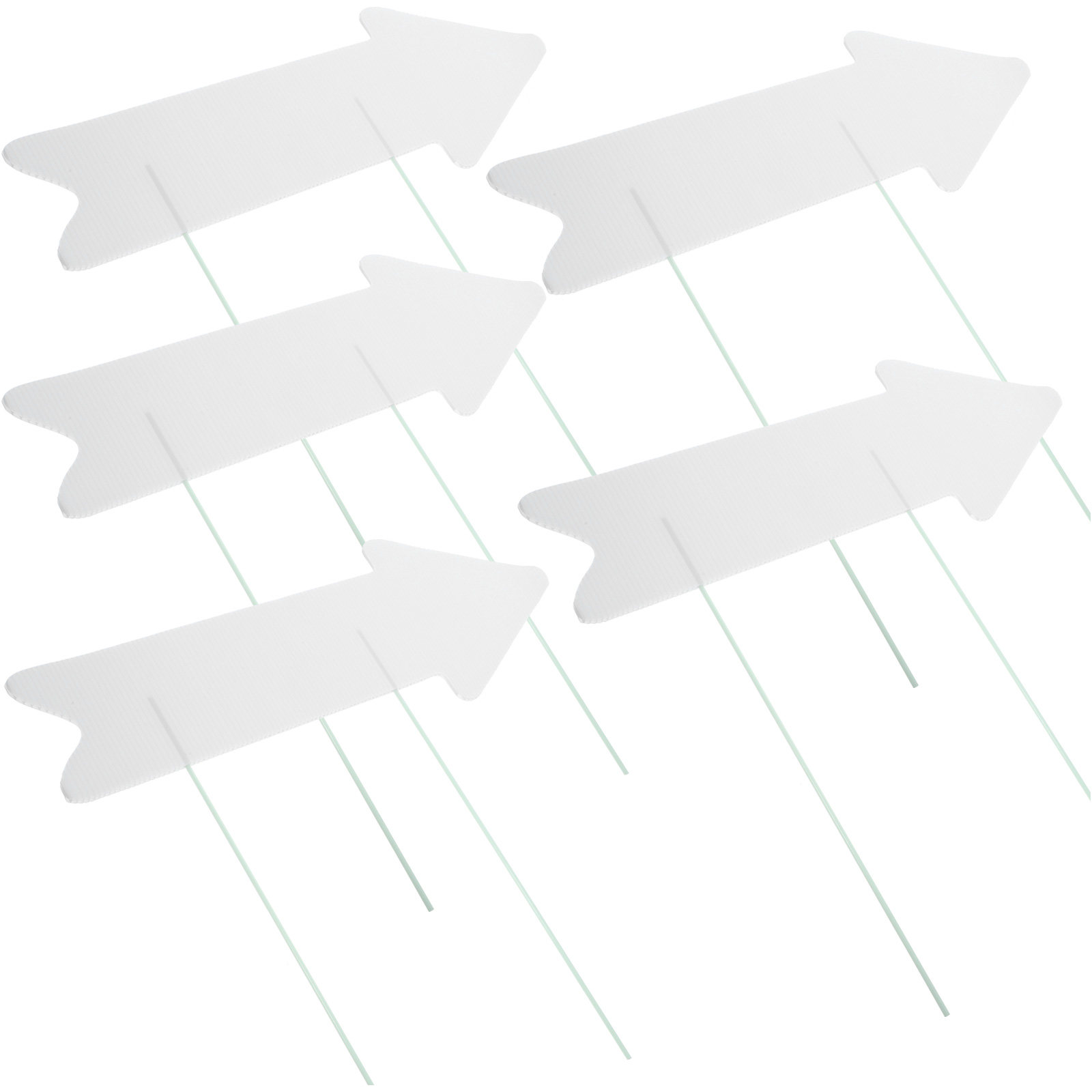 5Pcs Blank Yard Signs Plastic  - Yard Sign Blank บทวิจารณ์และราคา