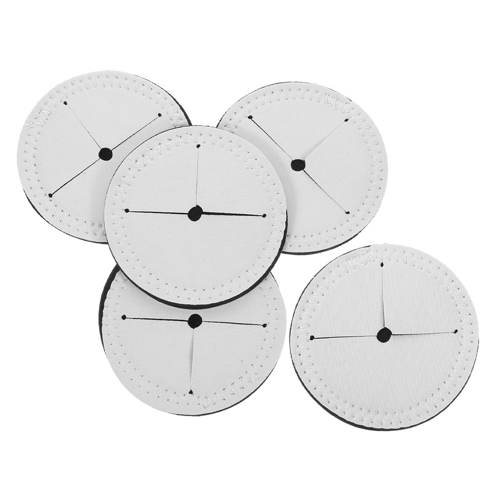 5Pcs White Round Blank Wine Gl - Coaster Sublimation Blank บทวิจารณ์และราคา