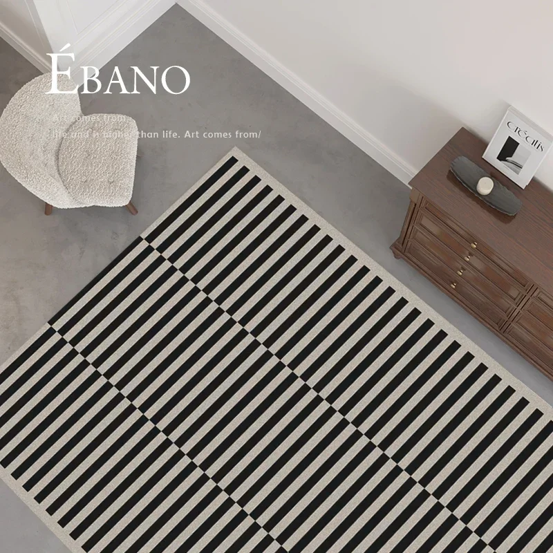 Classic Retro Black White Stri - Door Mat Blank บทวิจารณ์และราคา